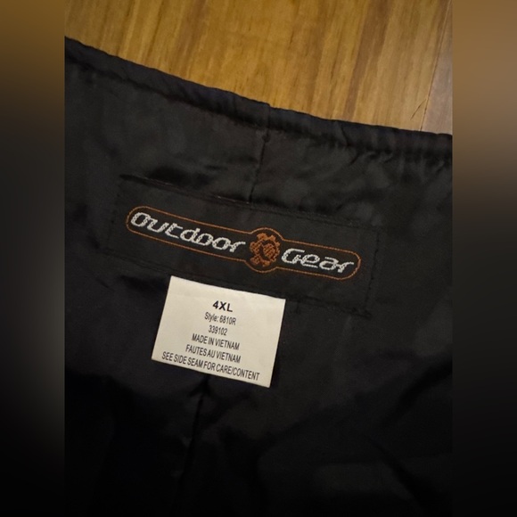 Men’s Black Overalls outdoor gear size 4XL - Picture 9 of 11